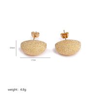 1 Pair Luxurious Commute C Shape Moon Plating Copper 18k Gold Plated Silver Plated Ear Studs sku image 7