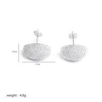 1 Pair Luxurious Commute C Shape Moon Plating Copper 18k Gold Plated Silver Plated Ear Studs sku image 14