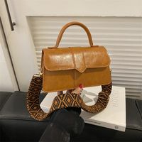 Women's Pu Leather Solid Color Elegant Square Magnetic Buckle Handbag main image 2