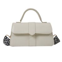 Women's Pu Leather Solid Color Elegant Square Magnetic Buckle Handbag sku image 3