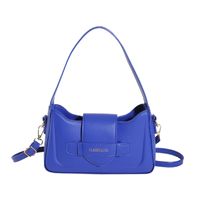 Women's Pu Leather Solid Color Streetwear Square Zipper Shoulder Bag Underarm Bag sku image 3