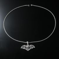 Hip-hop Bat Alloy Inlay Rhinestones Men's Pendant Necklace main image 4