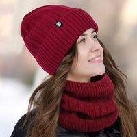 Women's Simple Style Solid Color Wool Cap main image 1