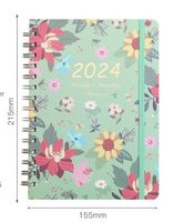 1 Piece Cartoon Learning Paper Preppy Style Loose Spiral Notebook sku image 4