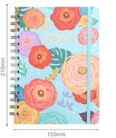 1 Piece Cartoon Learning Paper Preppy Style Loose Spiral Notebook sku image 5