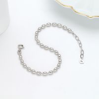 Simple Style Solid Color Sterling Silver Plating Gold Plated Bracelets main image 10