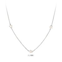 Simple Style Star Sterling Silver Plating Gold Plated Necklace sku image 1
