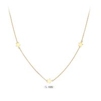 Simple Style Star Sterling Silver Plating Gold Plated Necklace sku image 2