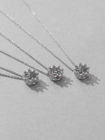 Luxurious Crown Rhinestones Alloy Wholesale Pendant Necklace main image 1