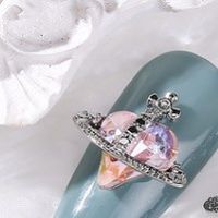 Sweet Heart Shape Rhinestone Nail Decoration Accessories 1 Piece sku image 6