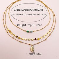 304 Stainless Steel Gold Plated Retro Simple Style Beaded Plating Inlay Round Heart Shape Natural Stone Beads sku image 2