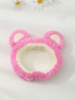 Women's Casual Solid Color Plush Hair Band sku image 2