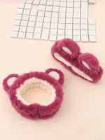 Women's Casual Solid Color Plush Hair Band main image 3