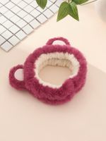 Women's Casual Solid Color Plush Hair Band sku image 1