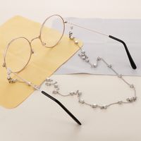 Elegant Simple Style Solid Color Titanium Steel Women's Glasses Chain main image 1