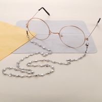 Simple Style Classic Style Solid Color Titanium Steel Women's Glasses Chain main image 2