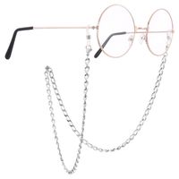 Hip-hop Retro Solid Color Titanium Steel Women's Glasses Chain main image 4