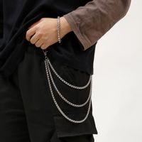 Casual Simple Style Solid Color Titanium Steel Women's Phants Zipper main image 1