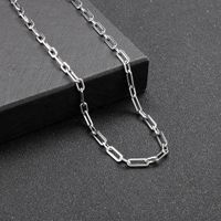 Casual Streetwear Geometric Titanium Steel Men's Necklace main image 1