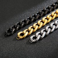 Rock Punk Streetwear Geometric Titanium Steel Men's Bracelets main image 4