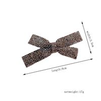 Simple Style Bow Knot Alloy Inlay Rhinestones Hair Clip sku image 3