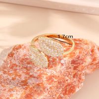 Simple Style Classic Style Snake Copper Inlay Zircon Open Rings main image 6