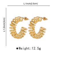 1 Pair Modern Style Simple Style Solid Color Alloy Ear Studs main image 2