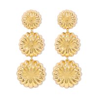 1 Pair Modern Style Simple Style Solid Color Alloy Drop Earrings main image 6