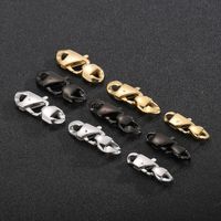 1 Piece Stainless Steel 18K Gold Plated Solid Color main image 7