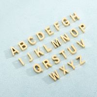 1 Piece Stainless Steel 18K Gold Plated Letter Pendant main image 4
