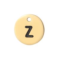 1 Piece Stainless Steel 18K Gold Plated Letter Pendant main image 2