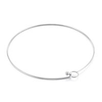 Simple Style Solid Color Stainless Steel Choker main image 5