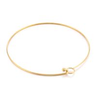 Simple Style Solid Color Stainless Steel Choker sku image 2