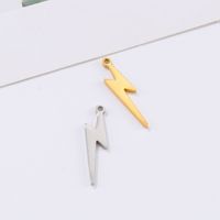 Simple Style Lightning Stainless Steel Charms Jewelry Accessories main image 3