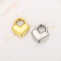 1 Piece Stainless Steel 18K Gold Plated Heart Shape main image 7
