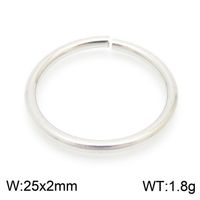 1 Piece Stainless Steel 18K Gold Plated Round sku image 1