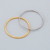 1 Piece Stainless Steel 18K Gold Plated Circle main image 3