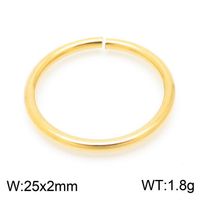 1 Piece Stainless Steel 18K Gold Plated Round sku image 2