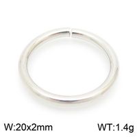 1 Piece Stainless Steel 18K Gold Plated Round sku image 3
