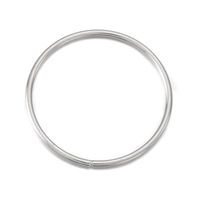 1 Piece Stainless Steel 18K Gold Plated Circle sku image 1