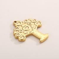 1 Piece Stainless Steel 18K Gold Plated Tree main image 4