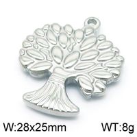 1 Piece Stainless Steel 18K Gold Plated Tree sku image 8