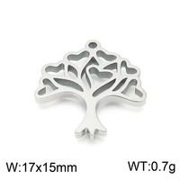 1 Piece Stainless Steel 18K Gold Plated Tree sku image 2