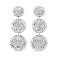 1 Pair Modern Style Simple Style Solid Color Alloy Drop Earrings sku image 2