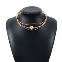Modern Style Simple Style Solid Color Alloy Women's Choker main image 5