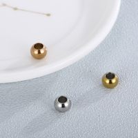 10 Pieces Stainless Steel Round Polished Beads main image 3