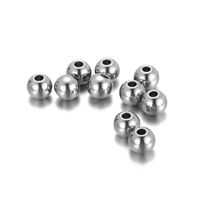 10 Pieces Stainless Steel Round Polished Beads main image 6