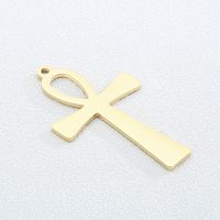 Simple Style Cross Stainless Steel Plating Jewelry Accessories main image 4