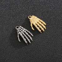 Hip-hop Skull Hand Stainless Steel Plating Jewelry Accessories main image 1