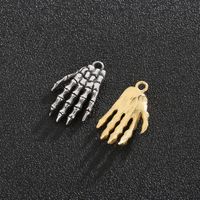 Hip-hop Skull Hand Stainless Steel Plating Jewelry Accessories main image 3